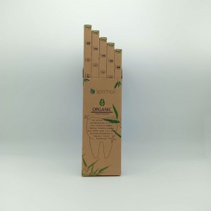 Set 5 periuțe din bambus, Eco Friendly